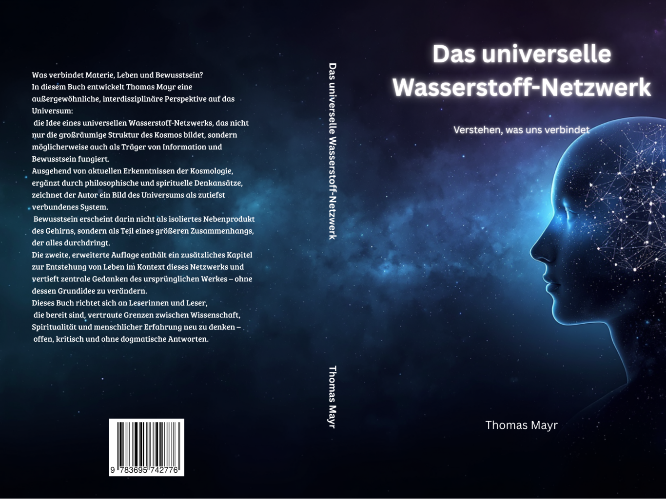 Originalumschlag von Das Universelle Wasserstoff-Netzwerk, Thomas Mayr
