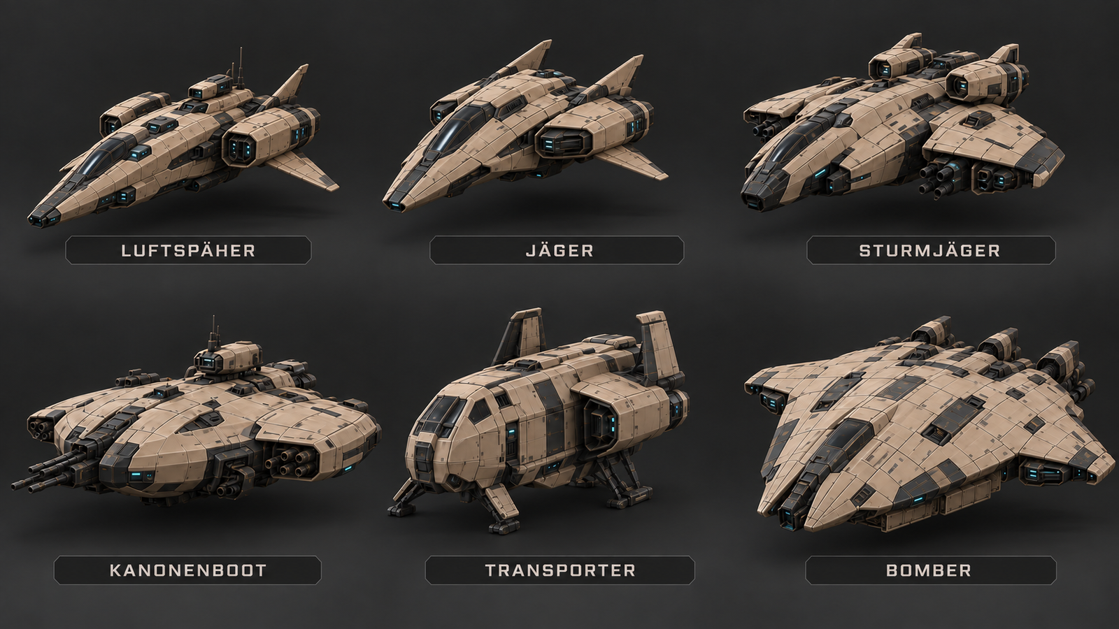 FAULTLINE M23: beschriftete Fluggeräte der Frontier