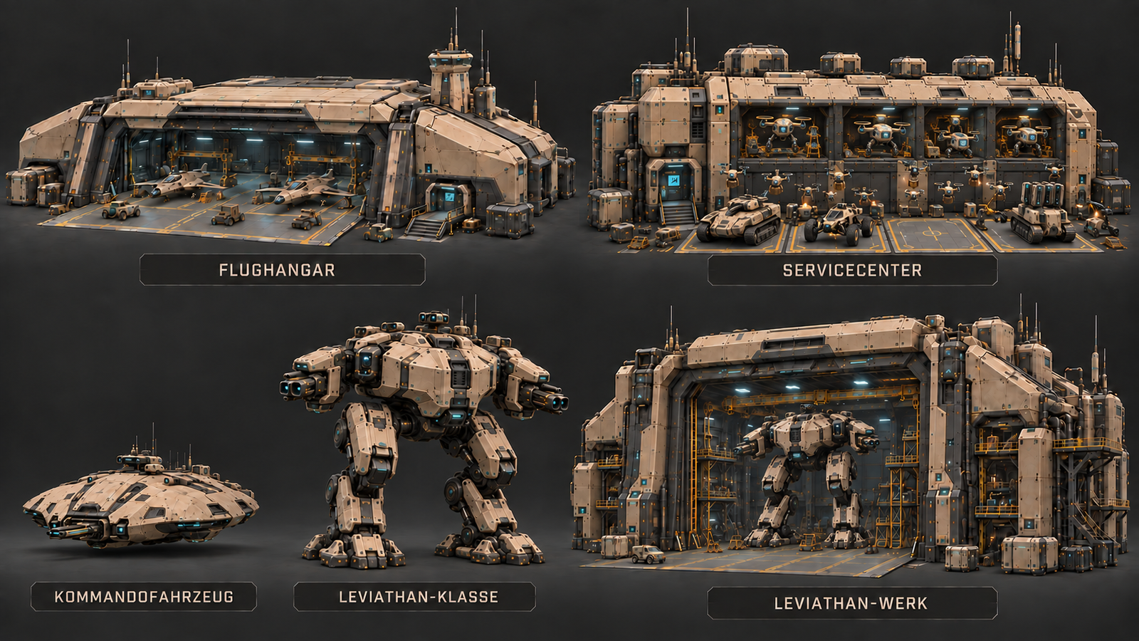Frontier · Infrastruktur & Leviathan-Klasse